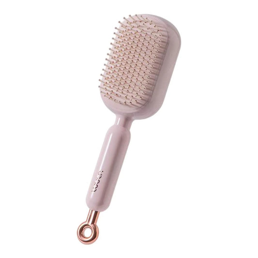Self-Cleaning Hair Comb with Retractable Bristles Wet Dry Dual Use Hair Massage Comb with 133 Teeth Air Cushion Massage Combs
